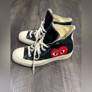 Converse x Comme des Garçons Play Chuck 70 High Top Sneakers